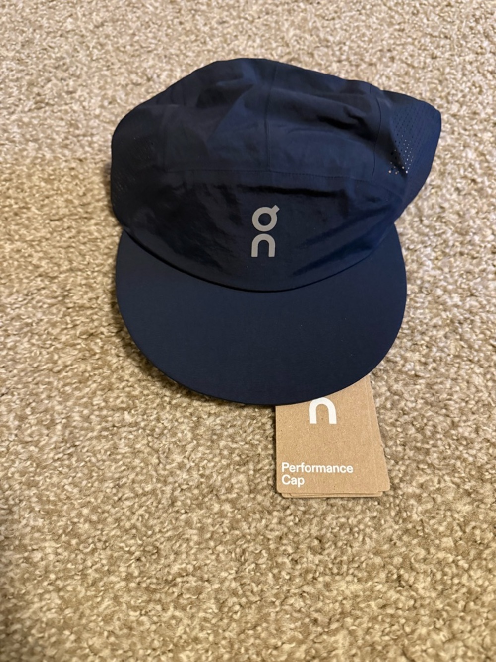 On Running Performance Cap - Navy Running Hat